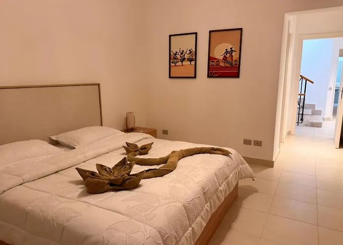 فيلة Spacious 3br Einbay With Terrace & Views عين السخنة